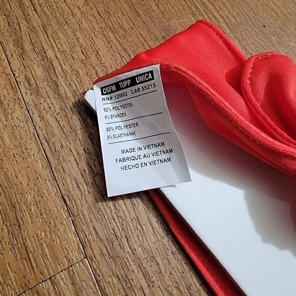 Nike Dri-Fit Technology Head Tie Unisex Headband White Red Just Do It One-size - Picture 4 of 10